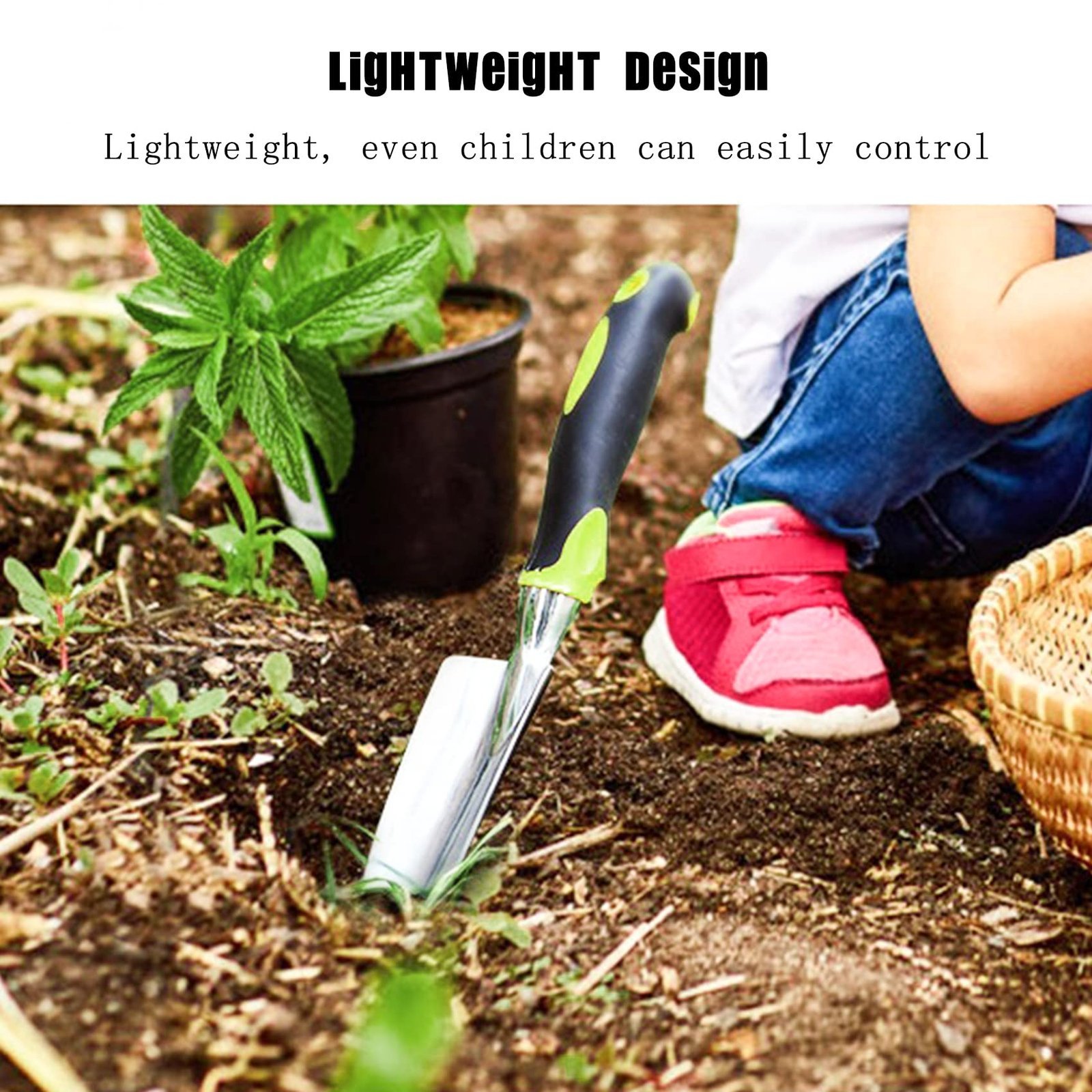 Garden Trowel: Wide Aluminum Hand Shovel
