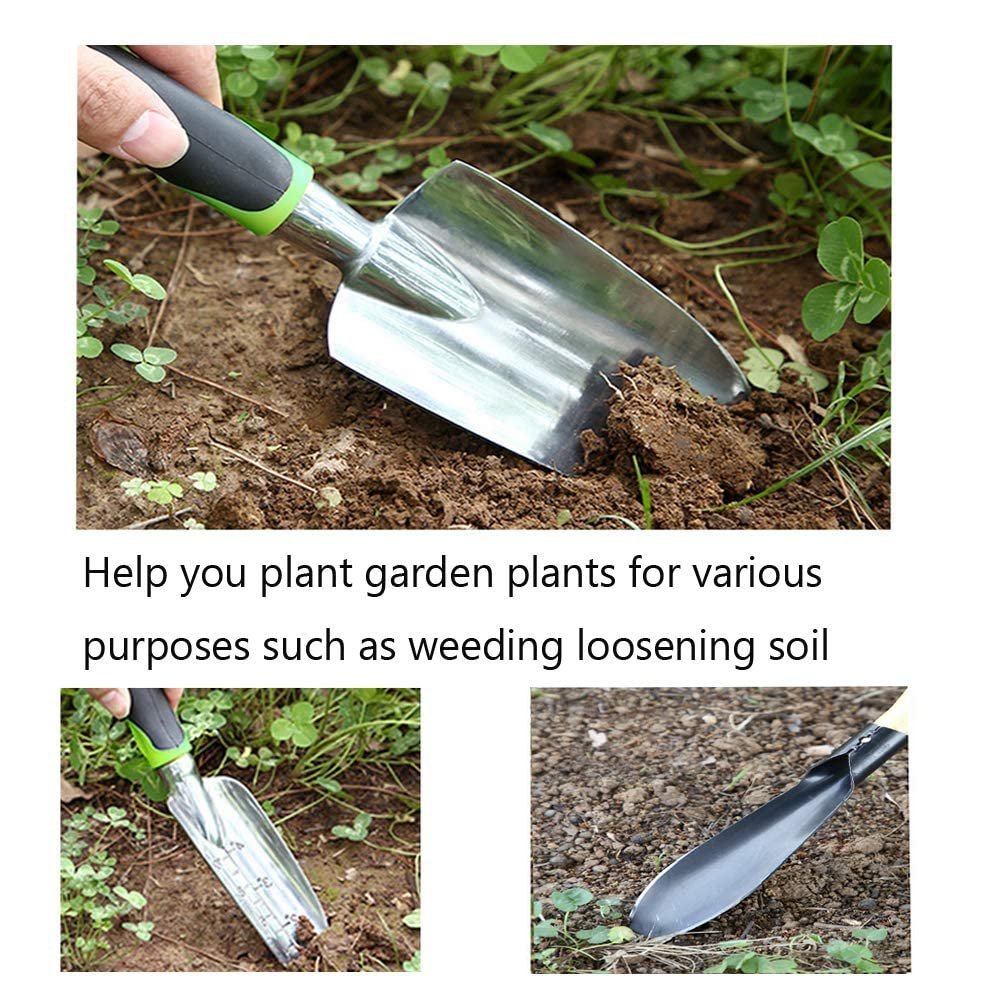 Garden Trowel: Wide Aluminum Hand Shovel
